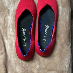 Rothy’s Red size 10 ballet flat